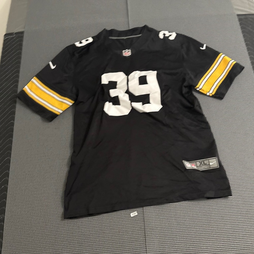 Nike NFL Pittsburgh Steelers Minkah Fitzpatrick 39 Jersey Black Mens XL